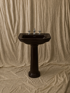 Curved Pedestal Washbasin 72