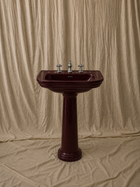 Curved Pedestal Washbasin 72
