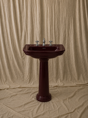 Curved Pedestal Washbasin 72