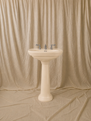 Curved Pedestal Washbasin 61
