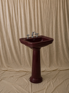 Curved Pedestal Washbasin 72