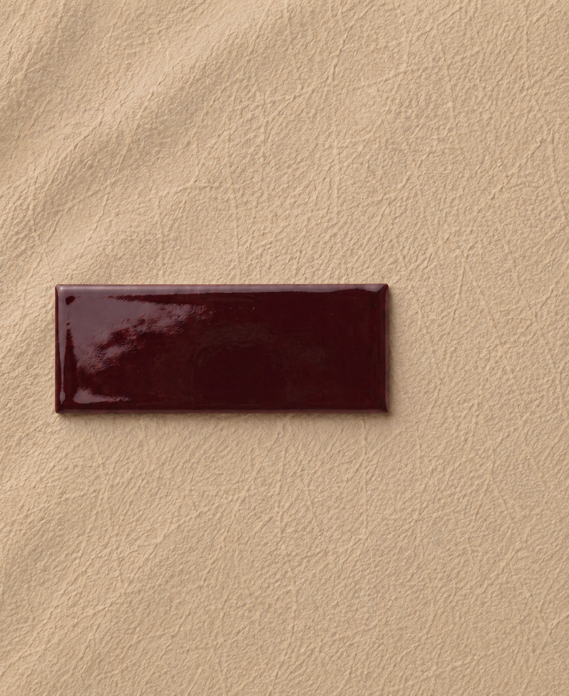 Long tile Burgundy