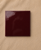 Square tile Burgundy