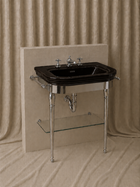 Curved Console Washbasin 72