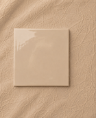 Square tile Creme