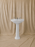 Curved Pedestal Washbasin 61