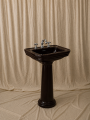 Curved Pedestal Washbasin 72
