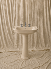 Curved Pedestal Washbasin 72