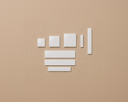 Long tile Eggshell